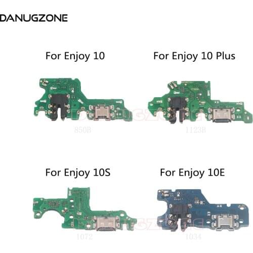 USB Charging Dock Port Socket Jack Plug Connector Charge Board Flex Cable For Huawei Enjoy 10 Plus 10S 10E