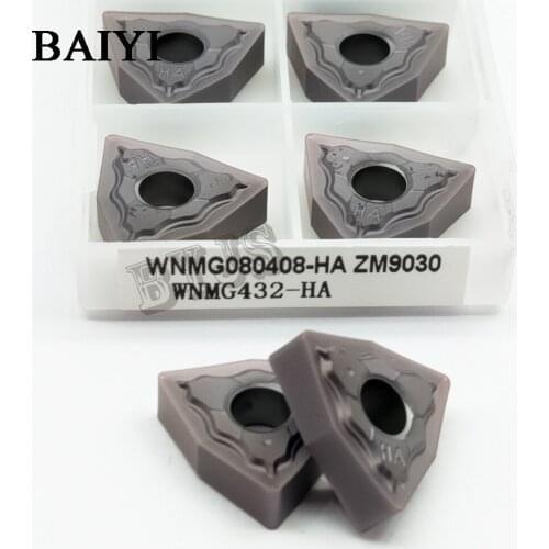 10pcs WNMG080408-HA ZM9030 CNC carbide insert WNMG080408 Machining Turning Carbide insert for steel for MWLNR /WWLNR /DWLNR