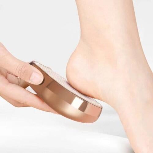 2 In 1 Nano Glass Pedicure Foot Polisher Nano Glass Pedicure Stones Soft Feet Effective Plastic Sandblasting