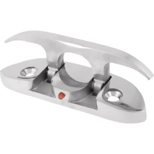 316 Stainless Steel Marine Boat Dock Safety Fold Down Cleat Kayak Canoe