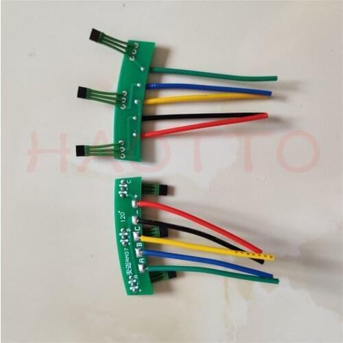 6pcs Two-wheeled electric vehicle Hall plate Hall element circuit board 3144 41F 413 60° 120° Hall PCB Board
