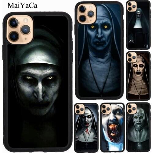 MaiYaCa The Nun Valak Horror Case For iPhone 12 Pro Max mini 11 Pro Max XS X XR SE 2020 6S 7 8 Plus Cover