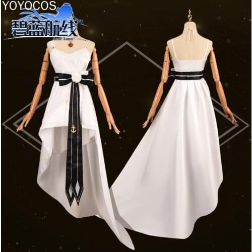 YOYOCOS Game Azur Lane USS San Diego Cosplay Costume wedding dress June Bride Lolita Dress Outfits Suits Halloween Costumes