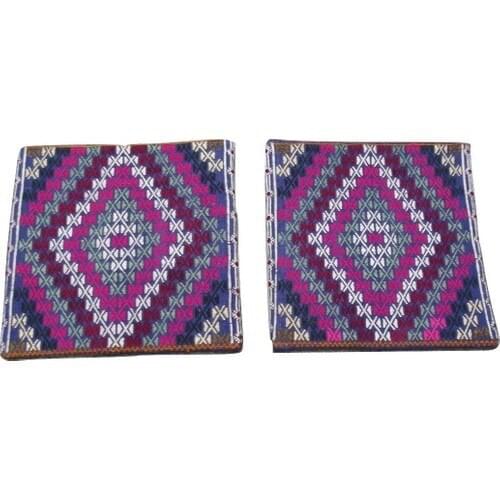 Zehra Big Sister Carpet Hand Woven Zipper Lined 2 Cushion-Pillow decorate Wool