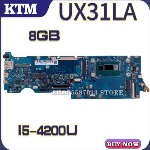 UX31LA for ASUS UX31L laptop motherboard UX31LA mainboard test OK I5-4200U cpu 8GB RAM