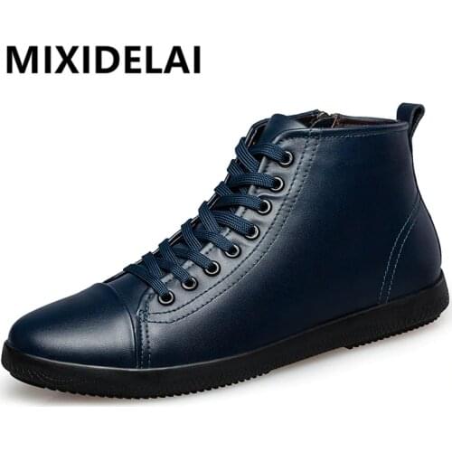 MIXIDELAI Mens Winter Boots China