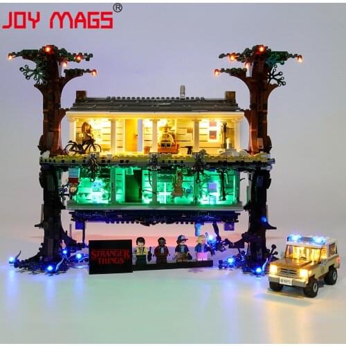 JOY MAGS Only Led Light Kit For Stranger Things The Upside Down Compatible With 75810/25010 ,(NOT Include Model)