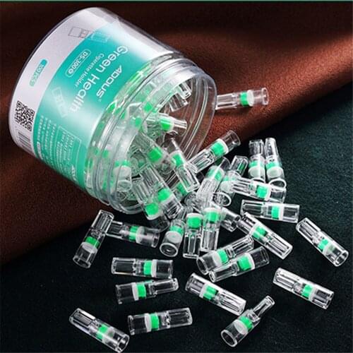 100Pcs/Lot Disposable Food Grade Cigarette Filter Upgrade Abandoned Mouthpiece Green Health Tar Cigarette Holder Smoking Supply