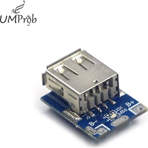 5V Boost Step Up Power Module Lithium LiPo Battery Charging Protection Board LED Display USB for DIY Charger 134N3P Program