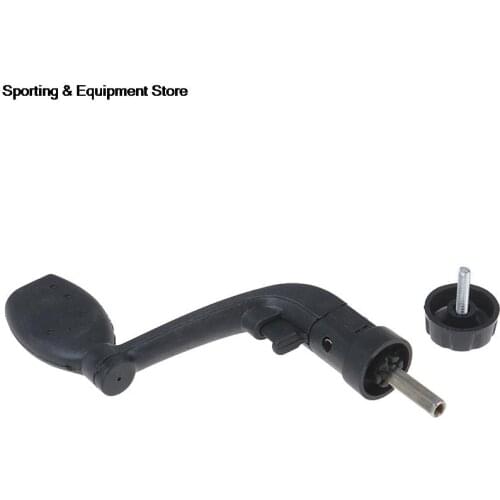 Plastic Folding Crank Fishing Reel Handle with A Screw Rocker Arm for 200 Style Spinning Fishing Wheel Tackle Tool