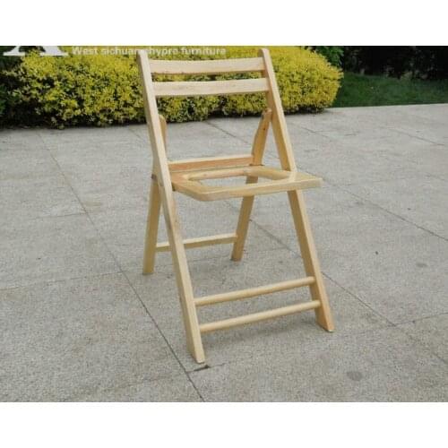 Solid wood folding bath chair toilet seat cucking stool potty chair Commode chair