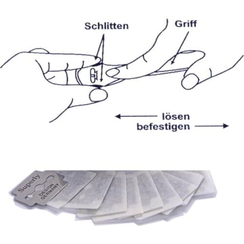 100 Pcs/box Replacement Blade Dead Skin Corn Remover Nail Art Pedicure Blades Foot Care Tool