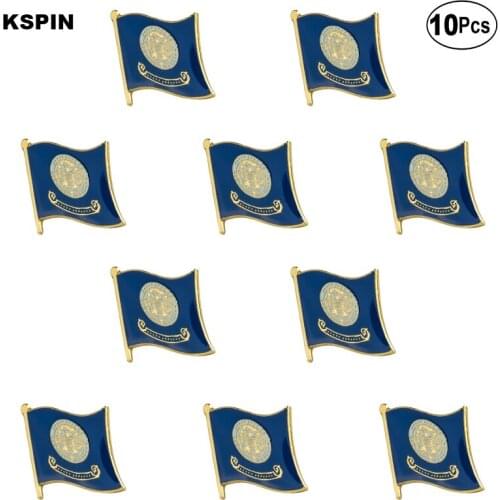 U.S.A Idaho Lapel Pin Flag badge Brooch Pins Badges 10Pcs a Lot
