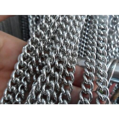 Heavy Jewelry 5 Meters Lot Stainless Steel Cowboy Link Chain Jewelry Finding /Marking DIY Necklace Bracelet