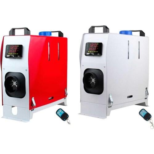 All In One 12V 8KW Diesel Air Heater Car Parking Heater Air Conditioner Machine Remote Control LCD Display For Truck Boat