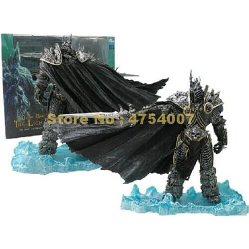 Wow arthas menethil fall of the lich king action figure pvc collectible figures model doll 22cm Toy