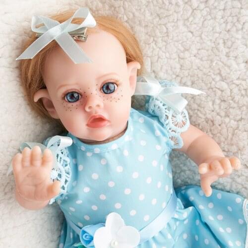 RBG12 Inches Flo Vinyl Princess Reborn Baby Realistic Bebe Dolls Alive Lol Girl Mini Elf Gift Toys For Children Girls 2021
