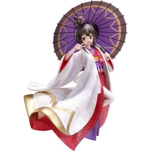 Anime Kono Subarashii Sekai Ni Shukufuku Wo! Megumin Shi Ro Mu Ku Action Figure Model Hand-Made PVC Collectible Toy In Stock