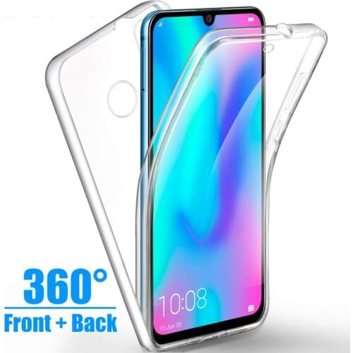 360 Double Silicon Case For Huawei P30 P20 Pro P10 P9 P8 Lite 2017 P Smart Y5 Y6 Y7 Y9 2019 Mate 20 Honor 10 Lite 10i 8A Cover