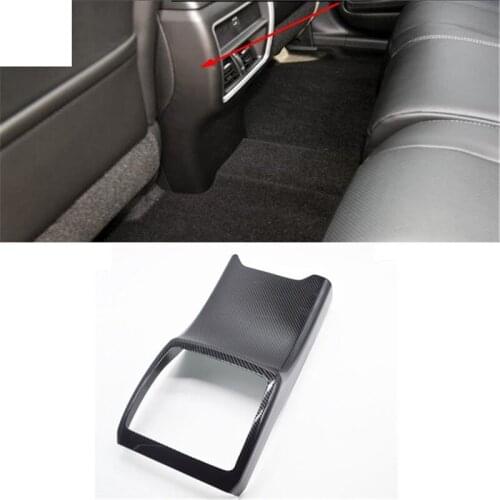 1pc ABS Carbon fiber grain rear air conditioner outlet decoration cover for 2015-2018 Nissan Murano car accessories