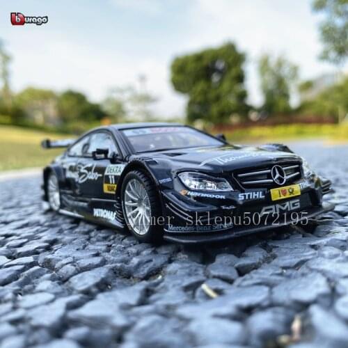 Bburago 1:32 Mercedes-Benz AMG Rally No. 11 WRC rally car model Simulation Alloy Car Model Collect gifts toy