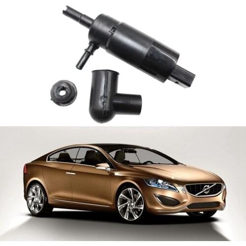 Car Front Wiper Windshield Water Spray Pump Motor Wiper Headlight Cleaning Pump for Volvo S60 XC70 2003 -2007 30699674