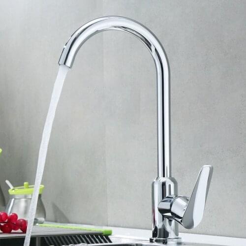 Stainless steel hot and cold ball basin faucet basin sink rotary faucet Hot and cold water Kitchen bathroom