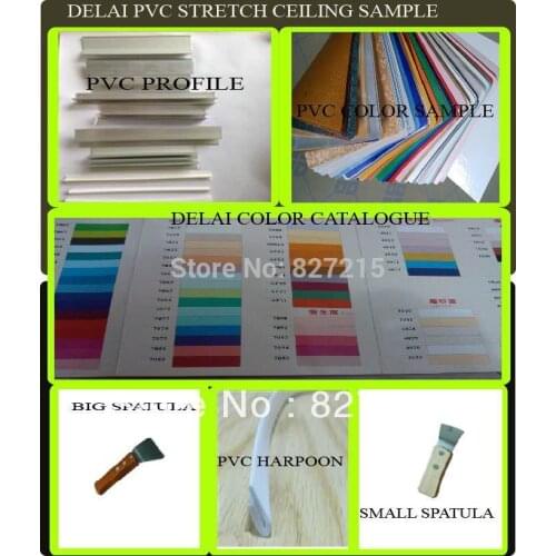 DELAI Sample of PVC Stretch Ceiling Film