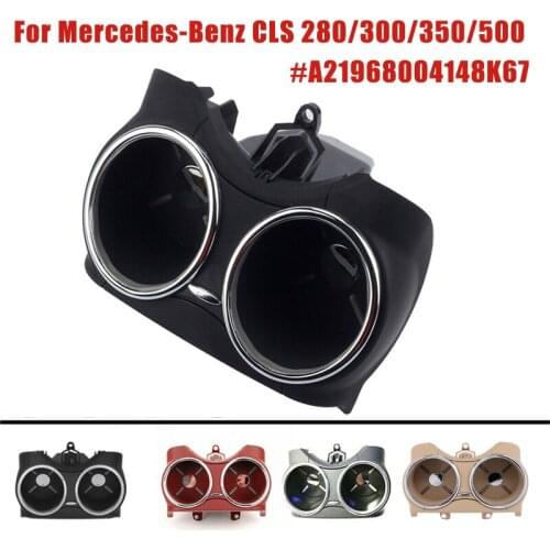 For Mercedes-Benz CLS C219 Cup Holder Drinks Bracket DUAL CUP 2006-2011 GENUINE OEM 21968004148K67 / 2196800414 8K67