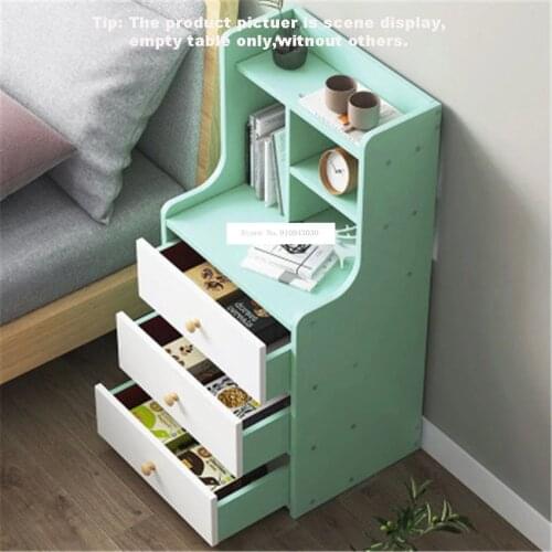 Simple Modern Bedside Cabinet Storage Small Cabinet With Drawer Storage Cabinet Small Desk Simple Storage Bedside Cabinet A10122