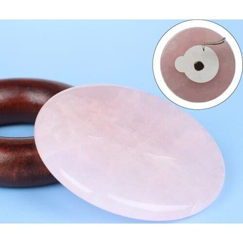 Pink Eyelash Extension Jade Stone Glue Lashes Adhesive Pallet Fake Eye Lash Extension Glue Pallet Pad Stand Holder