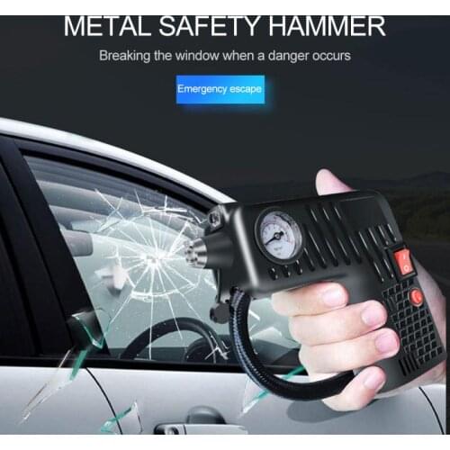 Hand Carrying Multi-Function Electric 12V Electric Tire Inflator Pump Air Compressor Emergency Tool Inflator Car Accessories