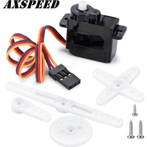 AXSPEED Metal Gear Digital Servo ES08A ES08MA ES08MD for RC Helicopter Boat Airplane Remote Control Car Servo Accessories