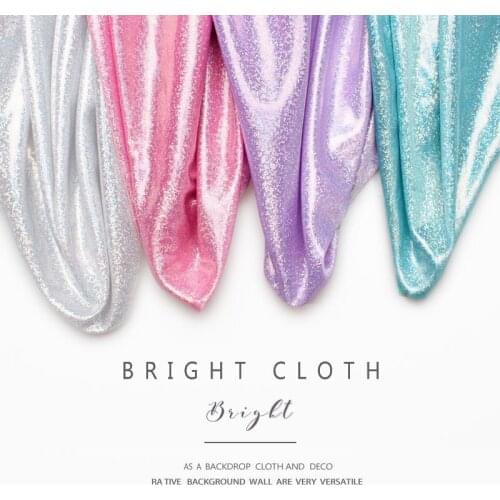 INS Photo Background Cloth Photography Props Laser Cloth Background Cloth