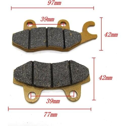 Brake Pads For ATV Kawasaki Kazer115 KVF300 400 350 750 Yamaha XTZ750 89-95