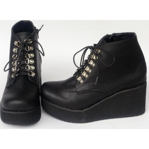 Princess sweet punk shoes Customized summer muffin high shoes Europe and America simple and luxurious fashion women an7564