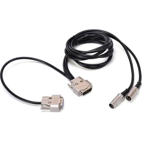 High Quality 1.8m MIDI To Joystick Game Port Audio Cable DB15 5 Pin DIN Wire Cord Electronic Keyboard Cables Mayitr