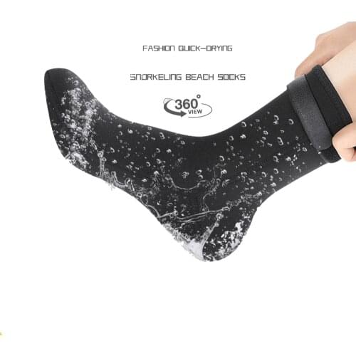 1 Pair New 3MM Men Womens Neoprene Diving Socks Non Slip Adult Warm Patchwork Wetsuit Shoes Diving Surfing Swimming Socks 2021