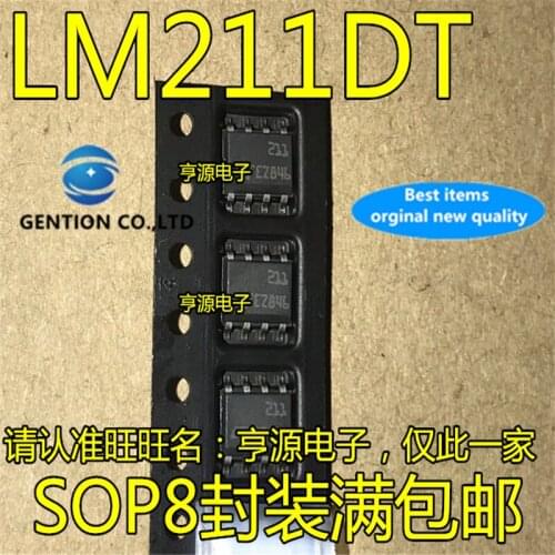 30Pcs LM211D LM211DR LM211 LM211DT SOP-8 Voltage comparator in stock 100% new and original