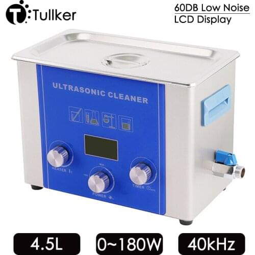 4.5L Ultrasonic Cleaner Bath Digital Circuit Board Ultrasound Cleaning Carbon CD Dental PCB Sonic Washing Machine Stainless Tank