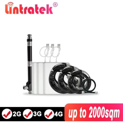 20m 10m 5m Cable Antenna Accessories for 2G 3G 4G 850 Repeater up to 2000sqm Work For 900 1800 1700/2100 2100 1900 2300 Repeater