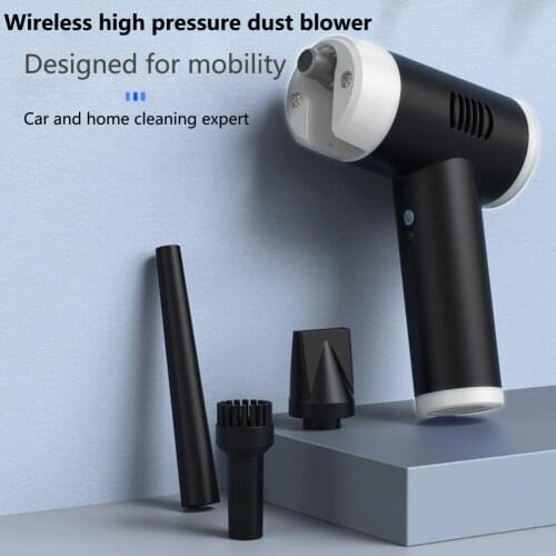 Comfortable Grip Lightweight Handheld Cordless Air Duster for Computer