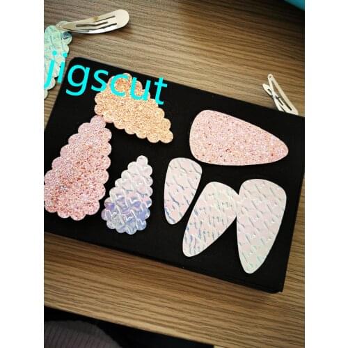 Headwear Snapclips cutting die JC-clips0002