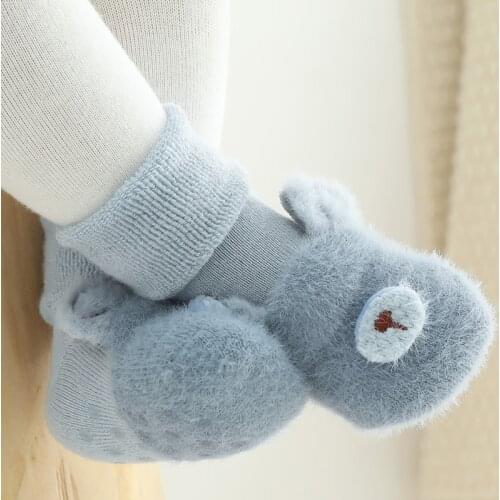 Baby Winter Cotton Anti Slip Long Socks Kid Child Toddler Newborn Infant Boy Girl Warm Terry Thick Thermal Animal Knee High Sock