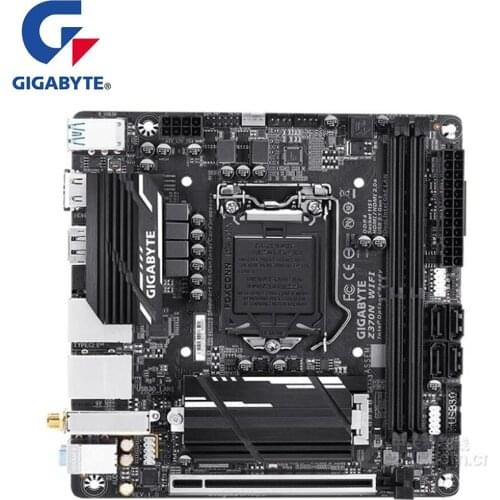 For Gigabyte GA Z370N WIFI Motherboard LGA 1151 Z370 Used Desktop Mainboard M.2 nvme PCI-E X16