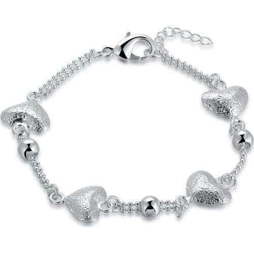 Fashionable Bracelets For Women Luxury Sterling Silver color N925 Wedding Jewelry Bracelet and Bracelet h599