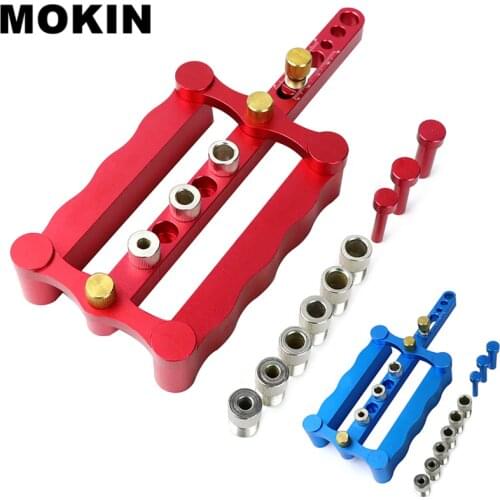 6/8/10mm Drill Guide Self Centering Doweling Jig Kit Wood Dowel Locator For DIY Household Carpentry Woodworking Tools