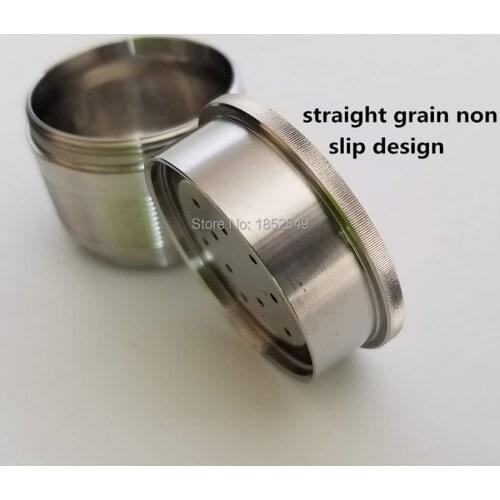 Compatible with illy coffee machine coffee / stainless steel metal reusable disposable capsule size for illy coffee capsules