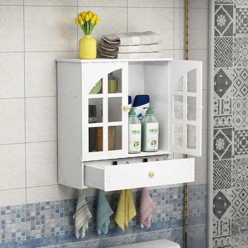 Bathroom cabinet shelf wall hanging type toilet washbasin wall hanging desktop shelf good rack LO515321