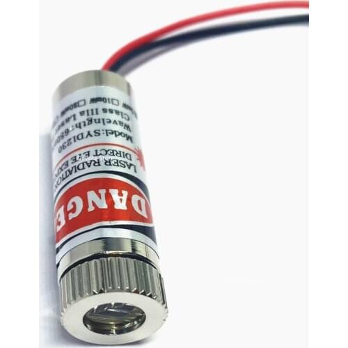 Adjustable laser · / —(line) / +(Cross) 650nm 5mW RED light 12MM diameter Focal Laser positioning aiming parts